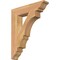 Ekena Millwork Balboa Traditional Smooth Bracket, Western Red Cedar, 3 1/2"W x 18"D x 22"H BKT04X18X22BOA01SWR - alternate 1